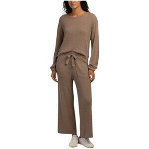 SPLENDID Gemma Top And Wide Leg Crop Pants Set